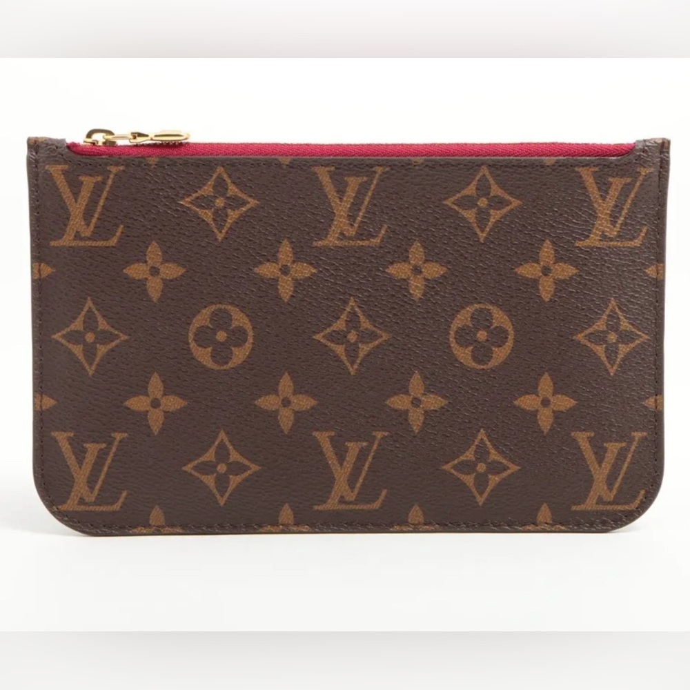 Louis Vuitton Monogram Neverfull Pochette Pivoine No strap M41177